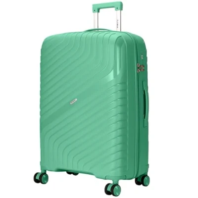 Image of 29&quot; Large Suitcase Luggage 4 Wheels Lightweight 20kg 23kg Hardshell ABS with Combination Lock + Telescopic Handle Travel Case Hard Shell XL 102L Green