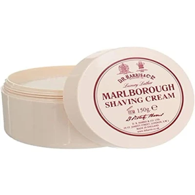 Image of DR Harris &amp; Co Marlborough Shaving Cream with Cedar and Sandalwood