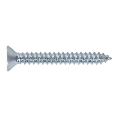 Image of Sealey Self Tapping Screw 4.8 x 38mm Countersunk Pozi Pack of 100