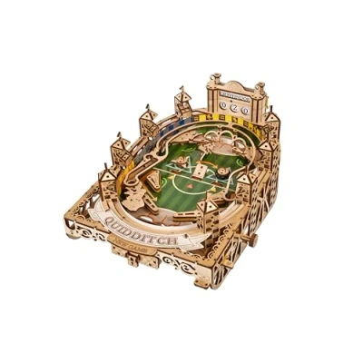 Image of UGEARS Harry Potter Quidditch Pinball Machine Wooden Models to Build for Adults with Engaging Gameplay Experience in 3D Puzzle Design Ideal Model Kits Fans