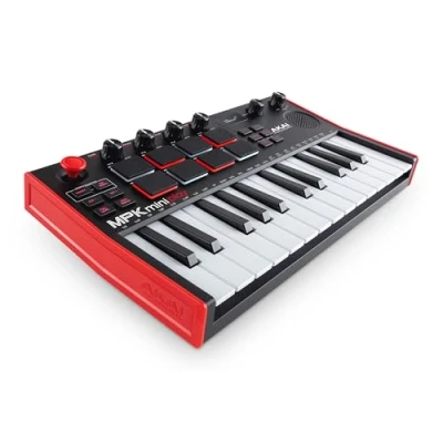 Image of AKAI Professional MPK Mini Play MK3 MIDI Keyboard Controller with built in Speaker and Sounds plus Dynamic Keybed, MPC Pads Software suite