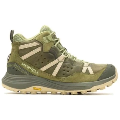 Image of Merrell Women&#039;s Siren 4 Traveller MID WP Walking Shoe, Mosstone, 8.5 UK