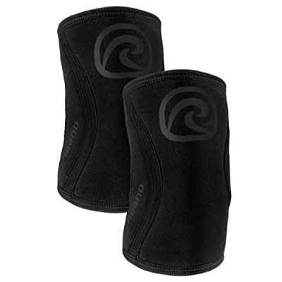 Image of Rehband Elbow 5mm Compression Sleeve, Neoprene Sleeves for Weightlifting, Anatomical Design, Non Slip &amp; Close Fitting, Support Unisex, Colour:Camo 1 Pair, Size:Small