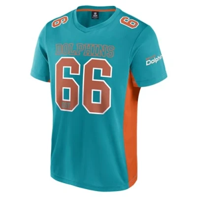 Image of NFL Miami Dolphins Core Foundation Top Polymesh Shirt aqua XXXL