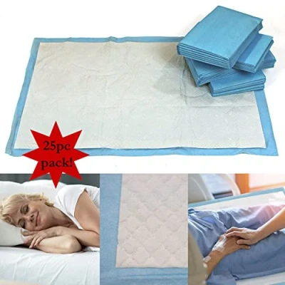 Image of Easigear Disposable Incontinence Bed Pads Sheet 60 x 90cm Absorbency 1700ml 25pcs Pack
