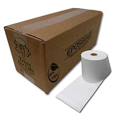 Image of EPOSGEAR 20 Rolls 57mm x 57x57 Thermal Paper Till Cash Register Machine Receipt Printer