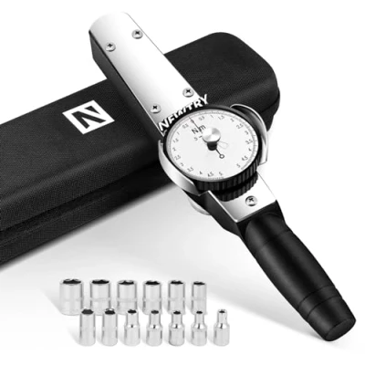 Image of NEWTRY Digital Pointer Dial Torque Wrench Torsion Meter Force Test 3/8 1/2 3/4 0 3000Nm (0.5 5Nm)