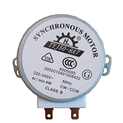 Image of WuYan 220 240V 4W 4RPM Micro Synchronous Motor for Warm Air Blower 50Hz CW/CCW TYJ50 8A7 Microwave Oven Tray