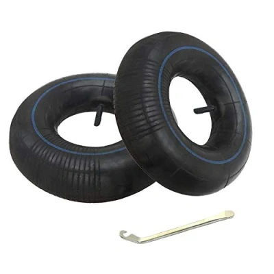 Image of Homo Trends 2 Pcs Inner Tubes 3.50 8 Wheelbarrow Straight Valve with Tyre Lever for Barrow Sack Truck Wheels