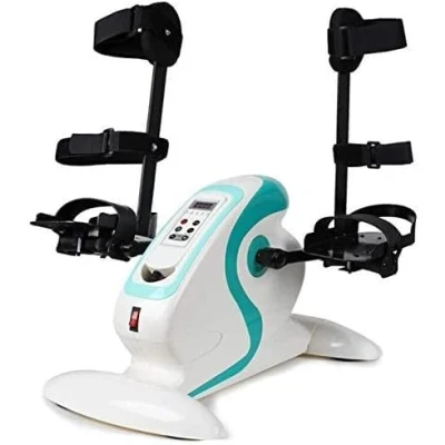 Image of Motorized Exercise Cycle/Bike for The Handicapped &amp; Disabled Electric Pedal Exerciser with Leg Protector Bracket Rehabilitation Trainer Elderly