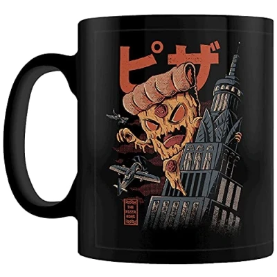 Image of Pyramid International ILUSTRATA (THE PIZZA KONG) BLACK POD MUG