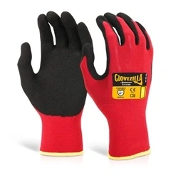 Image of Glovezilla Nitrile Nylon Glove Large