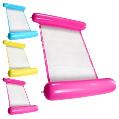 Image of GEEZY Floating Water Hammock Inflatable Swimming Pool Relaxing Float &amp; Mattress Lounge Bed