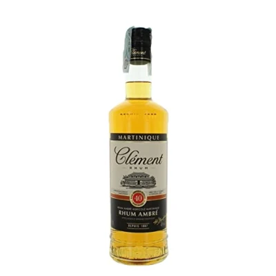Image of Clément Rhum Clement Ambre: Agricole with natural flavours Distilled, matured and bottled in Martinique 40% Alcohol, 700ml Perfect for short long drinks