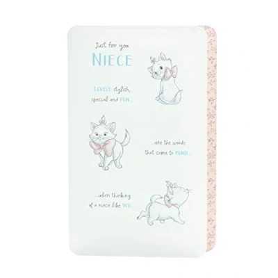 Image of UK Greetings Niece Birthday Card for Her Disney Cute Aristiocats Design