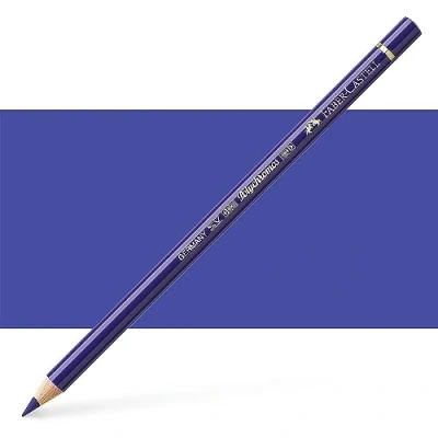 Image of Faber Castell Art &amp; Graphic Polychromos Colour Pencil, (141), Delft Blue, For Art, Craft, Drawing, Sketching, Home, School, University, Colouring