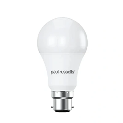 Image of paul russells LED GLS Dimmable Bayonet Light Bulbs, 14W 1521Lumens B22 A70 100w Equivalent, 4000K Cool White/Natural White, Dimmer Standard BC Energy Saving Ceiling Light, Pack of 1