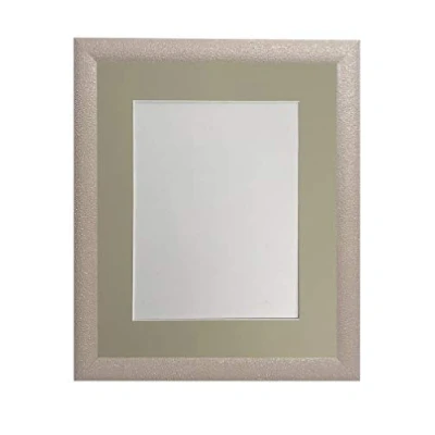 Image of FRAMES BY POST Glitz Pink Picture Photo Frame with Light Grey Mount 8 x 6 Image Size 4 Inch Plastic Glass
