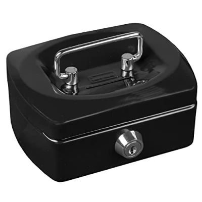 Image of Idena 50031 Cash Box Mini, Size 125 x 95 60 mm, Colour: Black, Pack of 1