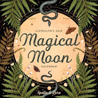 Image of Llewellyn&#039;s 2025 Magical Moon Calendar: Spells &amp; Lore