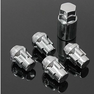 Image of Locking Wheel Nuts/Bolts complete set of 4 + key M12X1.5 COMPATIBLE WITH TOYOTA