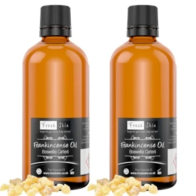 Image of Freshskin Beauty LTD Frankincense Essential Oil (Boswellia Carterii) 200ml (2 x 100ml) 100% Pure &amp; Natural Oils