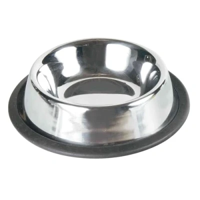 Image of Trixie Stainless Steel Rubber Base Ring Cat Bowl