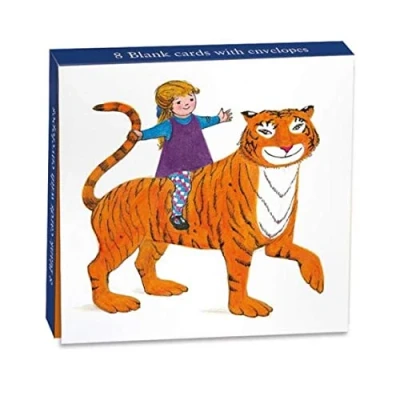 Image of Museums &amp; Galleries The Tiger Who Came to Tea 8 Mini Notecards Wallet