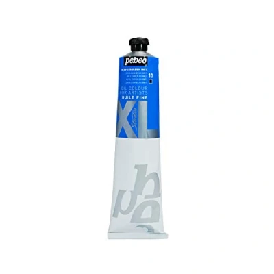 Image of Pebeo Fine Oil XL 200 ml Blue Paint Cerulean Imitation
