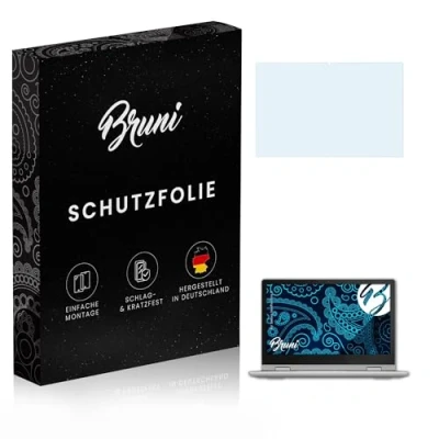 Image of Bruni Screen Protector compatible with Lenovo IdeaPad Flex 3 Film, crystal clear Protective Film (2X)