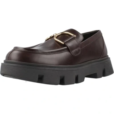 Image of Geox Women&#039;s D Vilde H Moccasin, Coffee, 7 UK