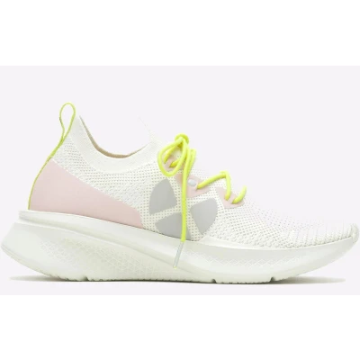 Image of Hush Puppies Women&#039;s Spark Lace Up Sneaker, White, 5 UK