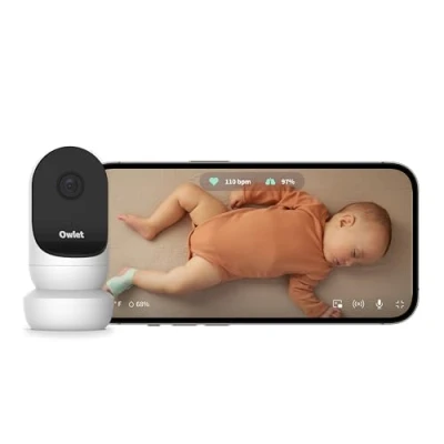 Image of OWLET Cam 2 Smart HD Video Baby Monitor Camera White