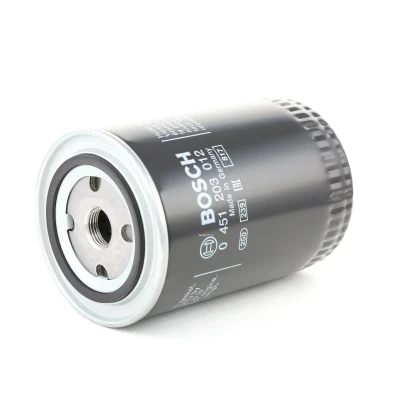Image of 5011838 Oil Filter BOSCH 0 451 203 012 3/4&quot; 16 UNF Spin on VOLKSWAGEN: TRANSPORTER 3, Caddy 1 Pickup, 3 Kasten, AUDI: A6 C4 Avant
