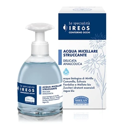 Image of Helan IREOS Gentle Micellar Water Makeup Remover, Alcohol &amp; Fragrance Free, Soothing Antioxidant Skincare Cleansing with Chamomile for Sensitive Skin Made in Italy, 240 ml