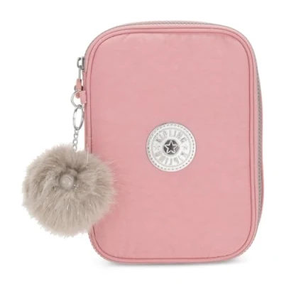 Image of Kipling 100 PENS Large pencase, Pouches, Cases, Bridal Rose (Pink)