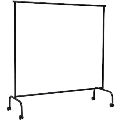 Image of Maul MAULlimbo Row Wardrobe Mobile, Stylish Coat Rack for Event Rooms, Trade Shows and Office Sturdy, Elegant Metal Clothes Jacket Black