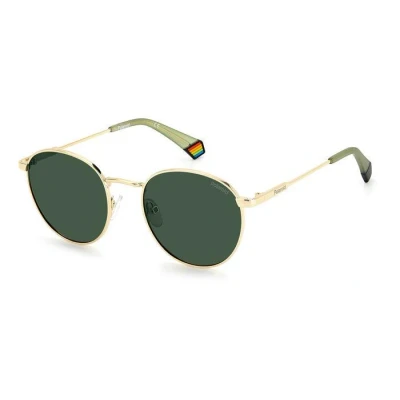 Image of Polaroid Unisex Sunglasses goldcoloured, Size: 51, Gold coloured