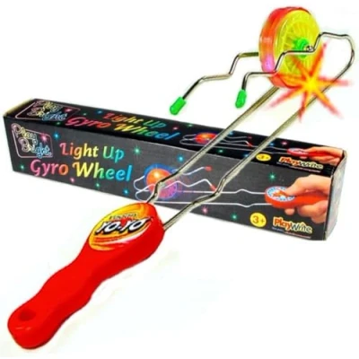Image of Playwrite Light Up Gyro Kinetic Wheel (Rail Twister Toy)