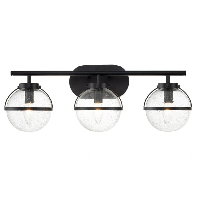 Image of Hinkley Hollis Bathroom Wall Lamp Black, IP44