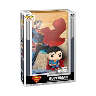 Image of Funko POP! Comic Cover: DC Superman 85th Comics Amazon Exclusive Collectable Vinyl Figure Gift Idea Official Merchandise Toys for Kids &amp; Adults Movies Fans