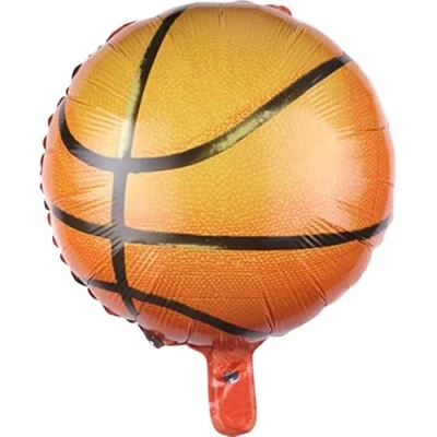 Image of Basketball Foil Balloon, 45cm (2 pack)