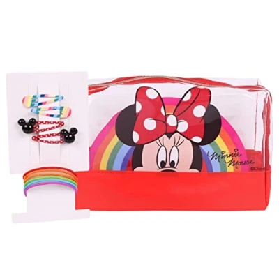 Image of Minnie Mouse Women Teen Transparent Make Up Bag Toiletry