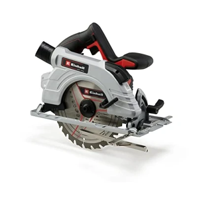 Image of Einhell Power X Change 190mm Cordless Circular Saw 18V Brushless Rotary Wood Saw, Tool Free Adjustment, LED, Dust Extraction TE CS 18/190 Li Solo (Battery Not Included)