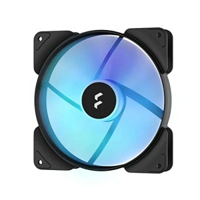 Image of Fractal Design Aspect 14 RGB 140 mm PWM Wide 500 1700 RPM Range Black Frame 3 pack Computer Fan