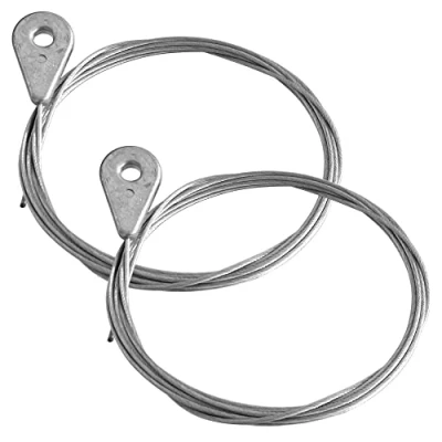 Image of cyclingcolors 2X Lawnmower Inner Throttle Clutch Cable with Eyelet 6.5mm end Wire Stop Repair Lawn Mower