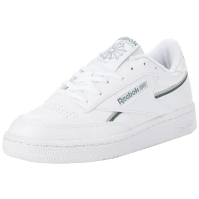 Image of Reebok Men&#039;s Club C 85 Vegan Sneaker, White/VINGRE/TREGRE, 5 UK