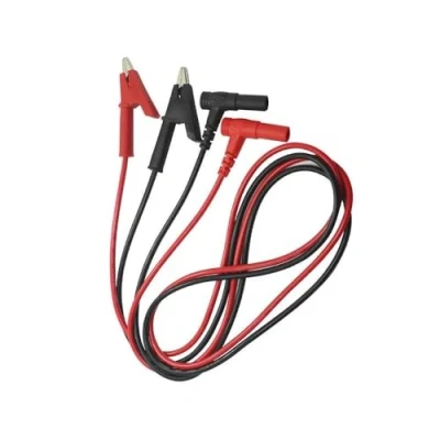 Image of Aofan Multimeter Test Leads Banana Plug to Alligator Clip 0.8M 4mm 15A1000V Heavy Duty Cable 2 Pcs