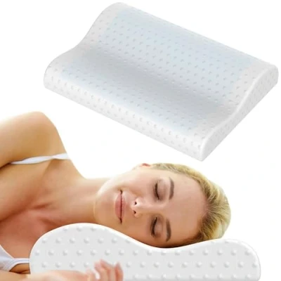 Image of ZENO Memory Foam Pillow Orthopedic Pillows For Neck and Shoulder Pain Ergonomic Anti Snore Hypoallergenic To Reduce Front, Back &amp; Side Sleepers
