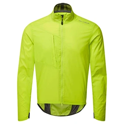 Image of Altura Mens Airstream Lightweight Water Repellent Packable Cycling Jacket Lime X Large
